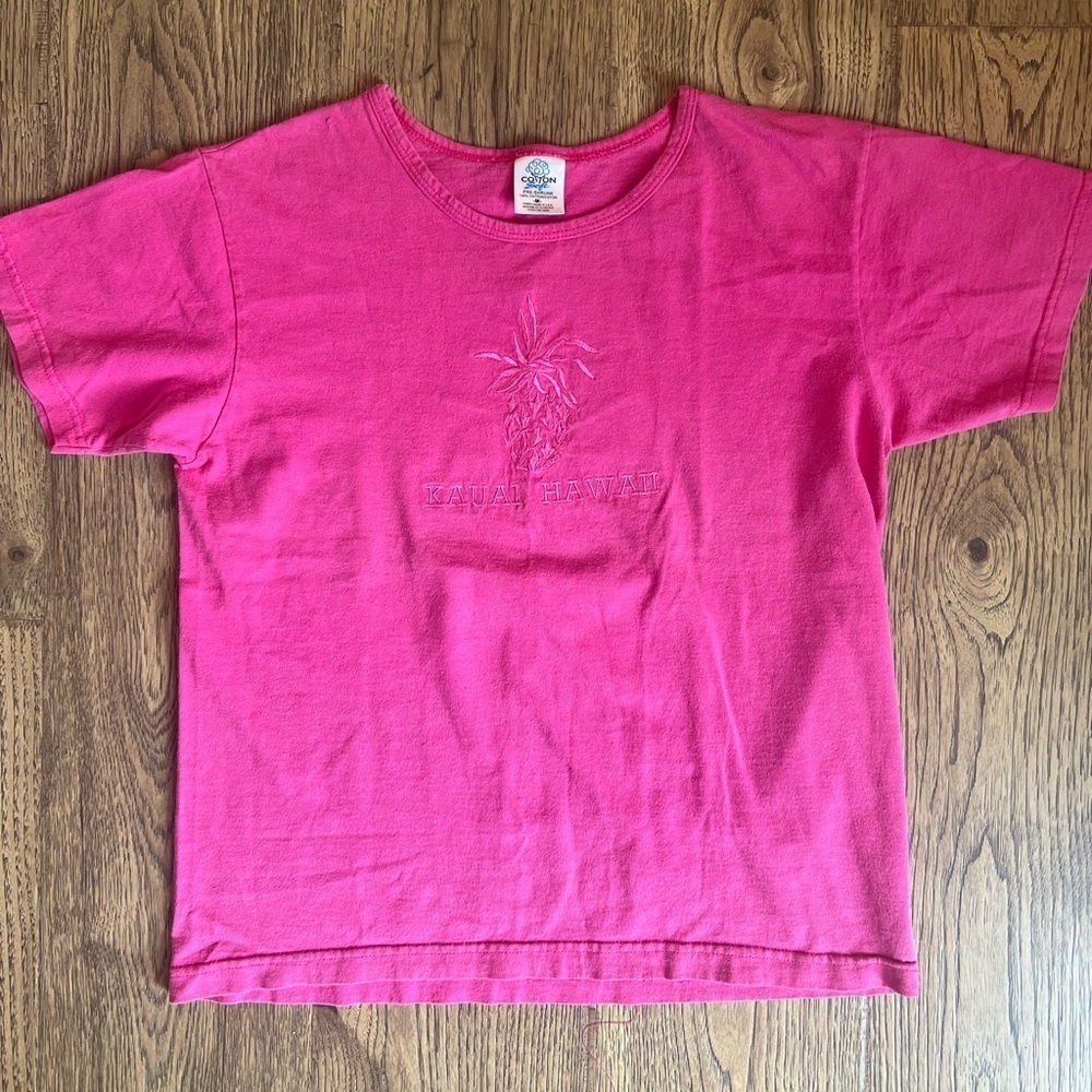 Vintage Hawaii Tee Embroidered Medium - Picture 2 of 3